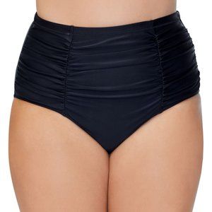 *** Raisins Curve Barbados Costa Swim Bottom in Black 16W NWT